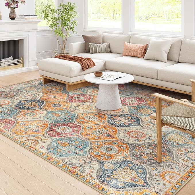 8x10 Lahome Moroccan Washable Area Rugs